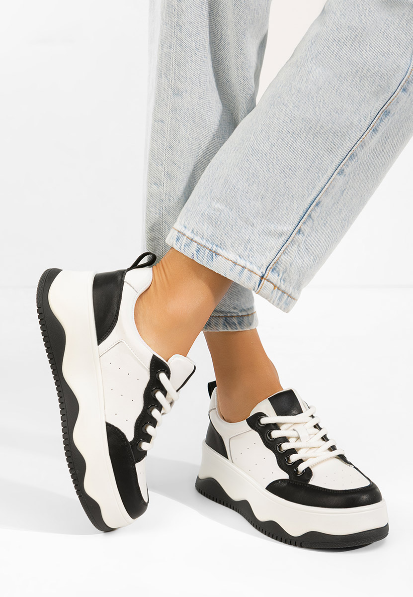 Ženske Kožne tenisice Euselia V2 bijele