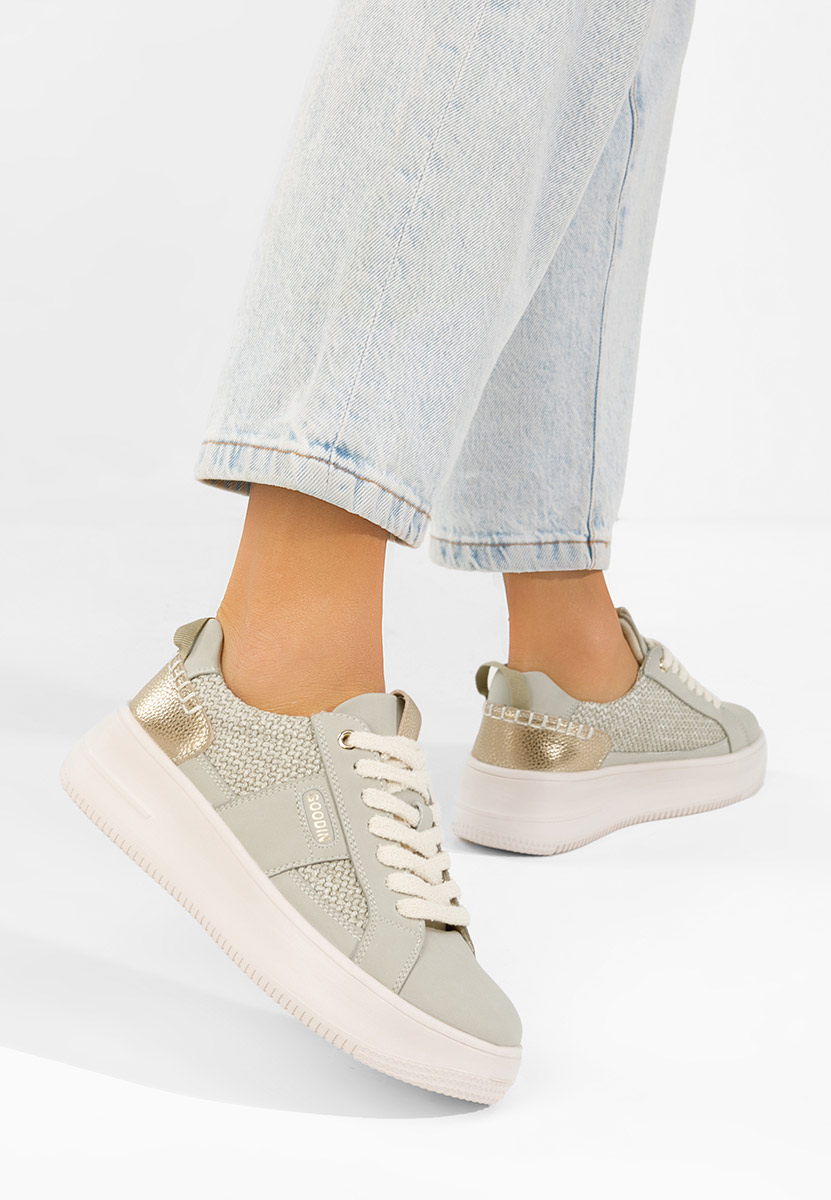 Ženske Kožne tenisice Eusenia zeleno