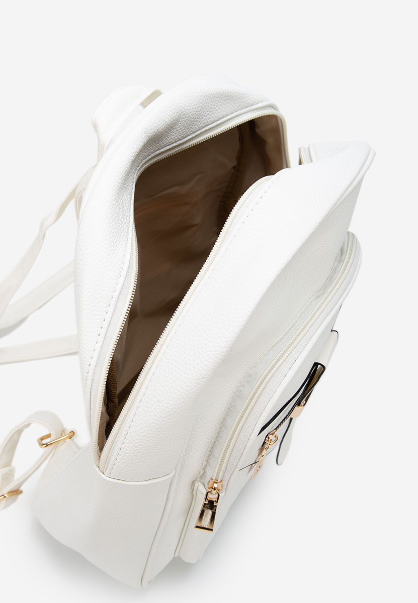 Ženski ruksak Milessa bijele