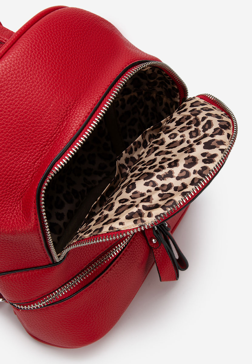 Ženski ruksak Izaelya crveno