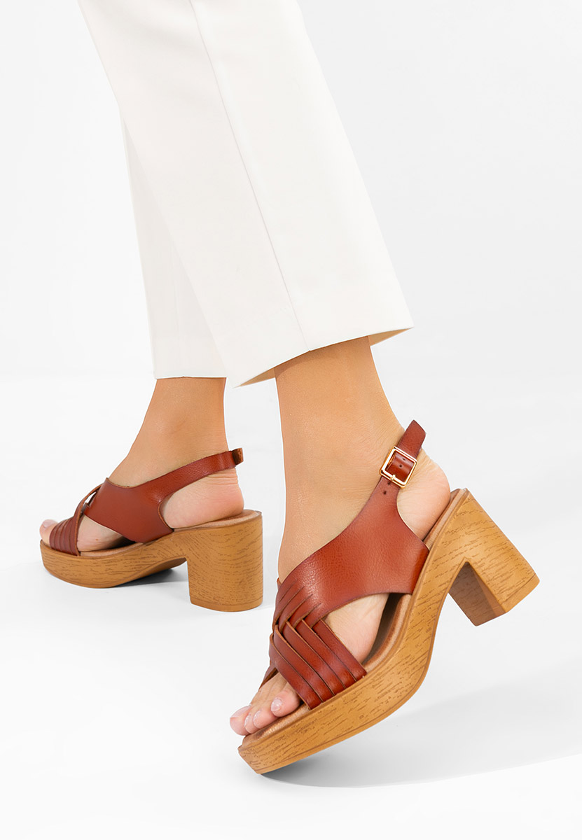 Sandale s petu Kimy braon