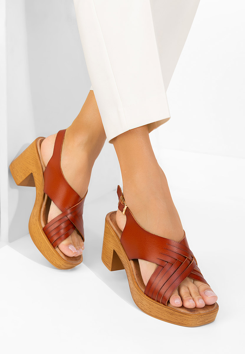 Sandale s petu Kimy braon