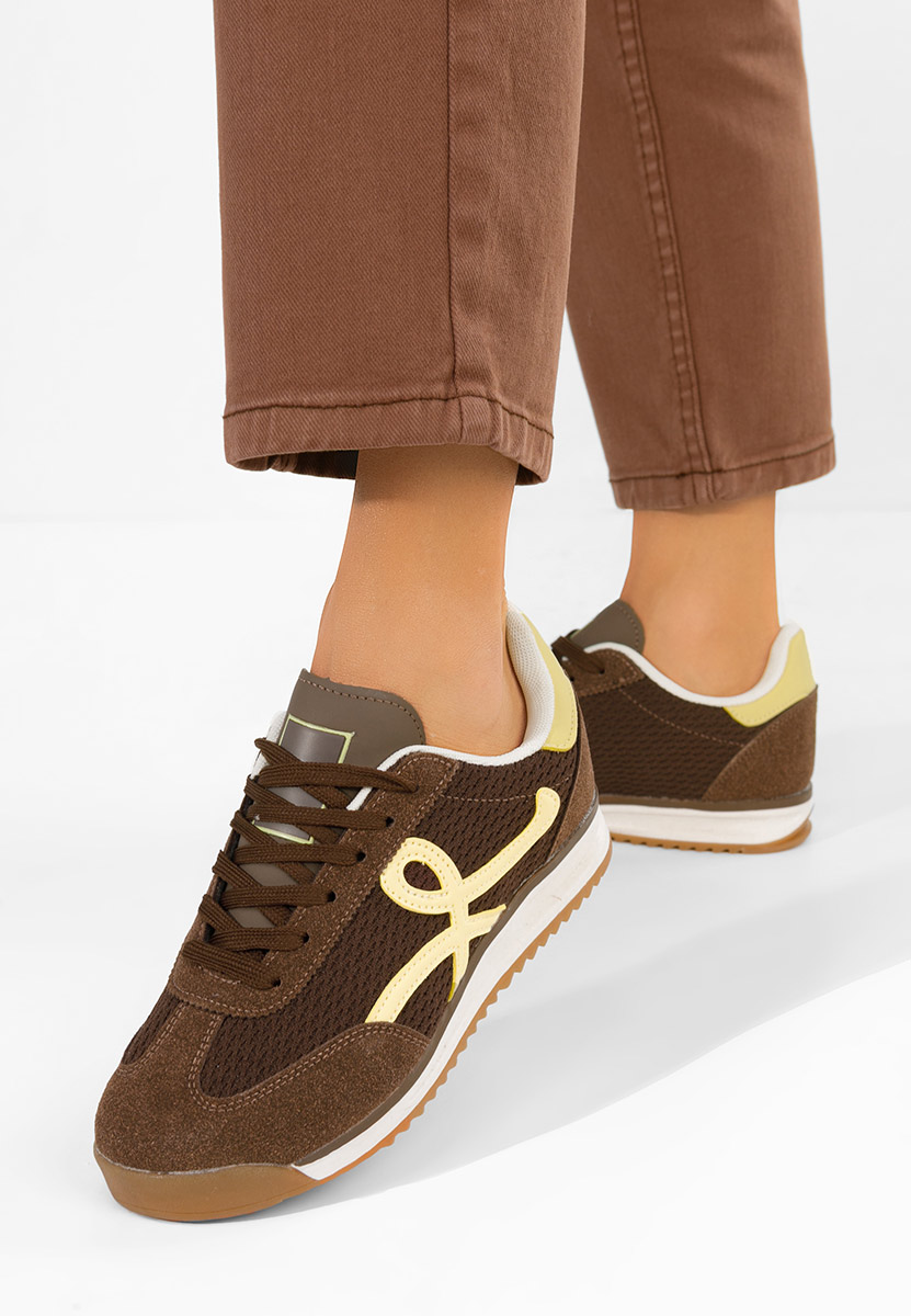Ženske sneakers Ferrelia braon
