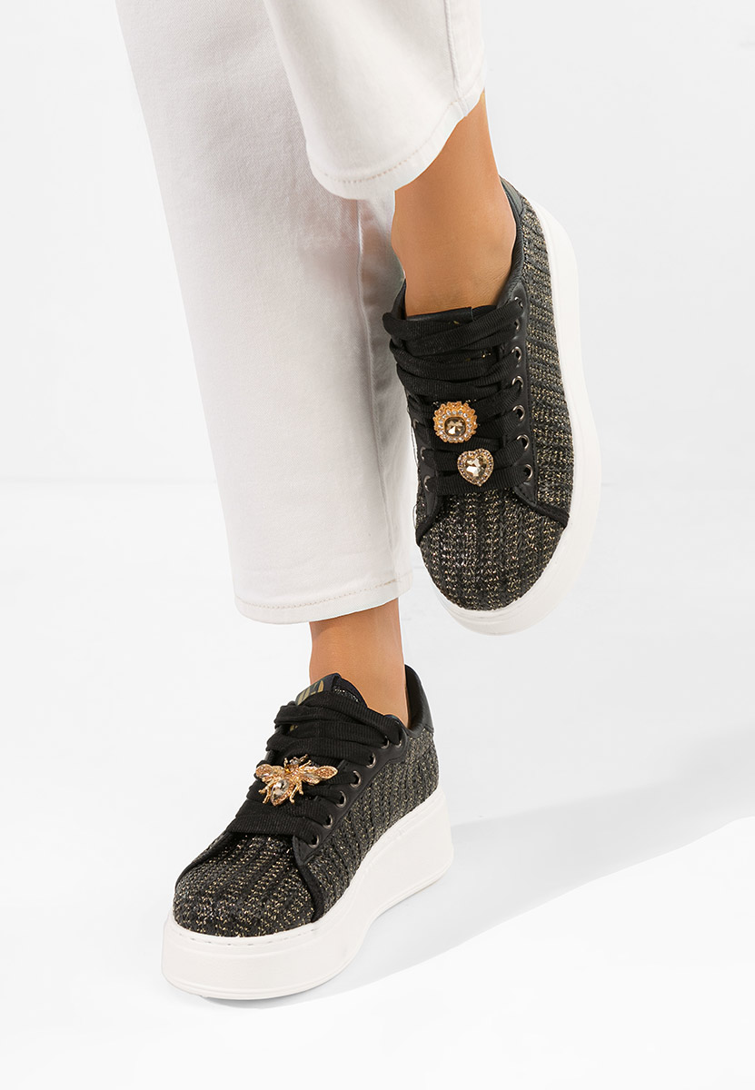 Tenisice sa platformom Havania crno