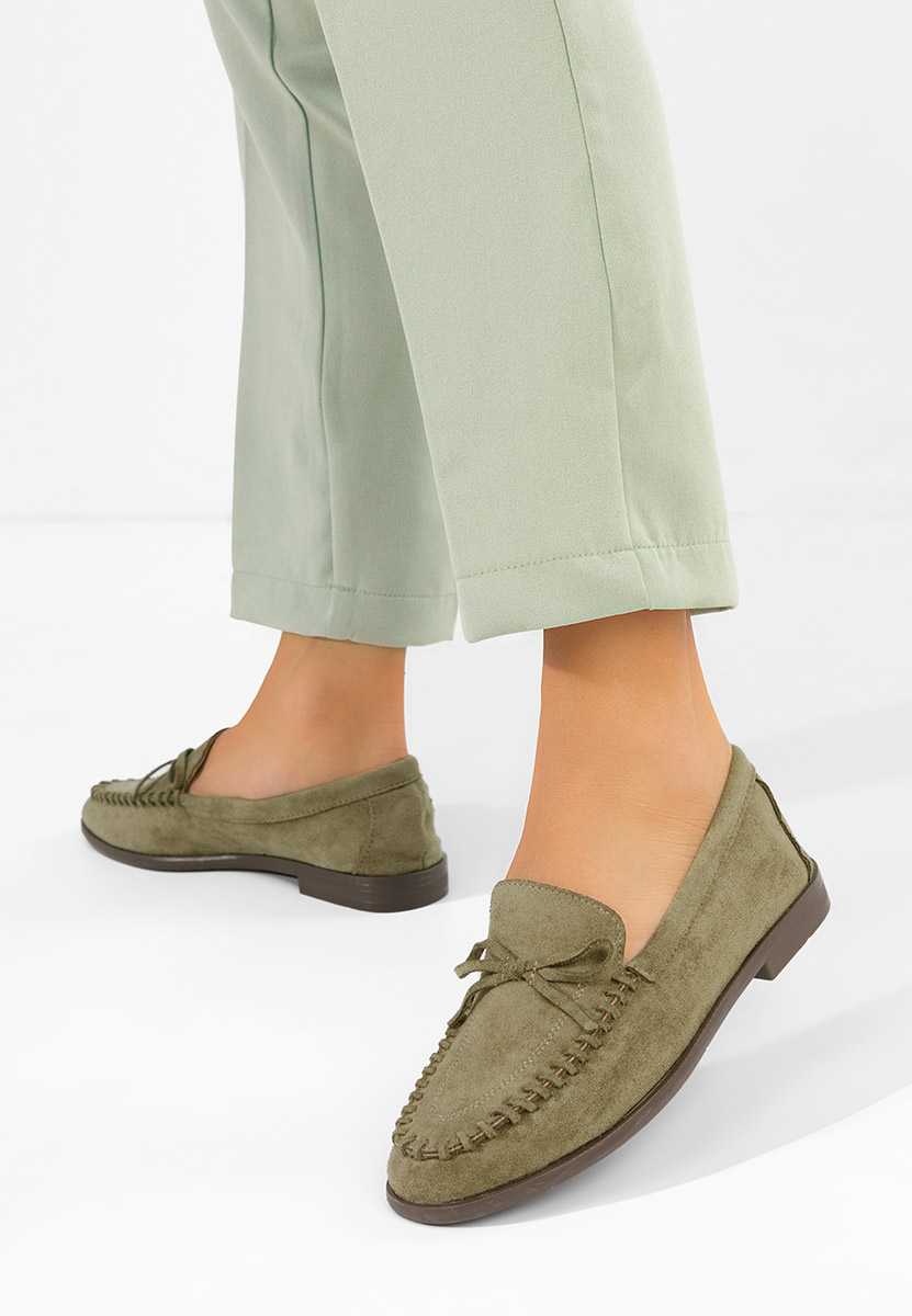 Ženske loaferice Senolia zeleno