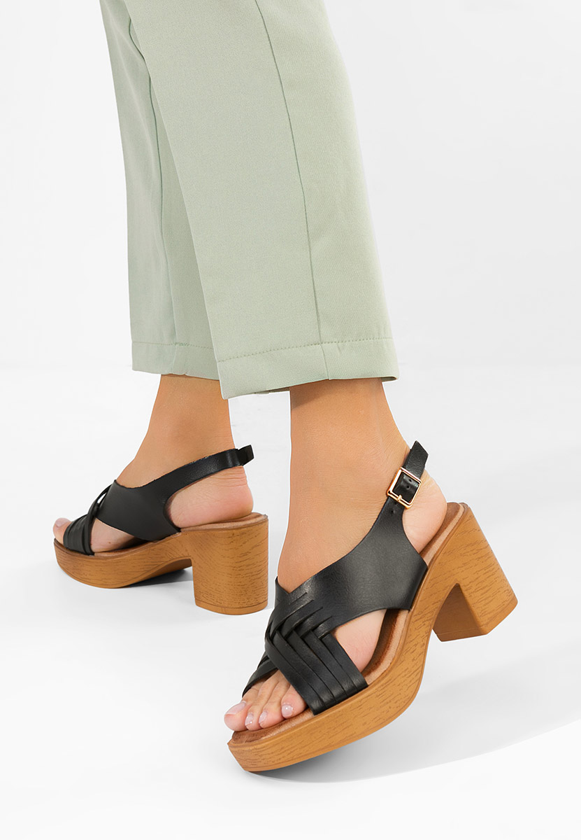 Sandale s petu Kimy crno