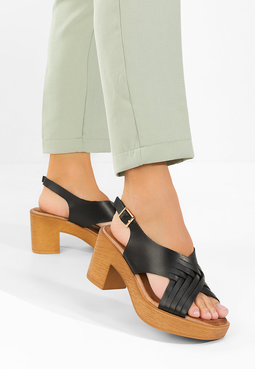 Sandale s petu Kimy crno