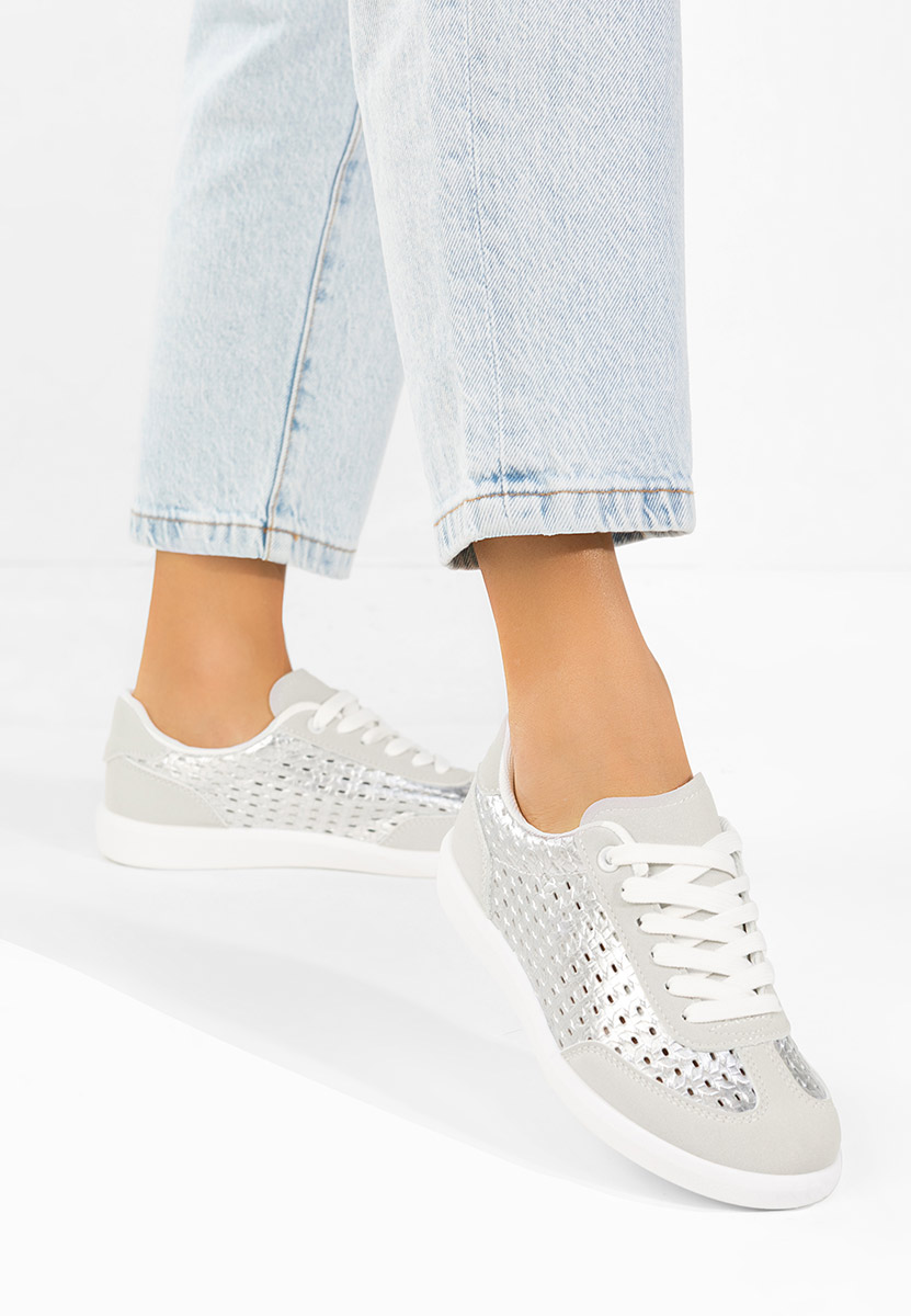 Ženske sneakers Heliana srebrno