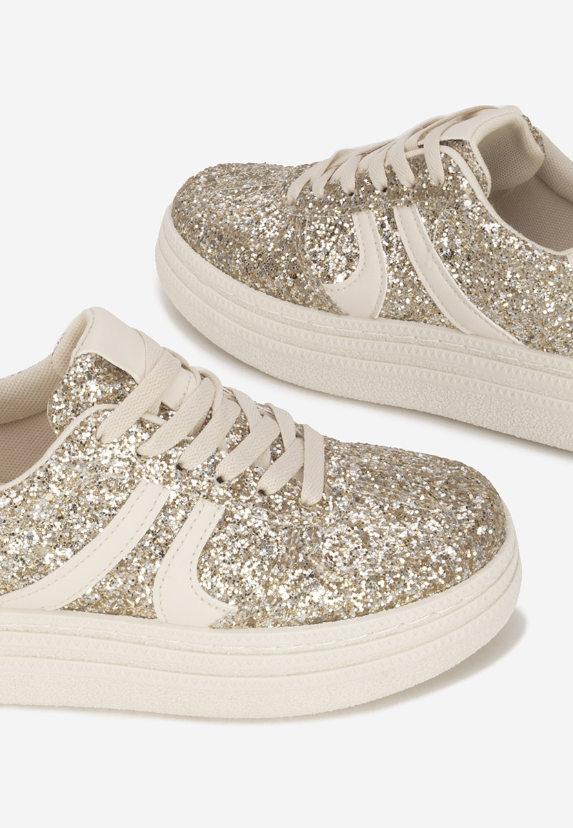Ženske sneakers Zareena zlatno