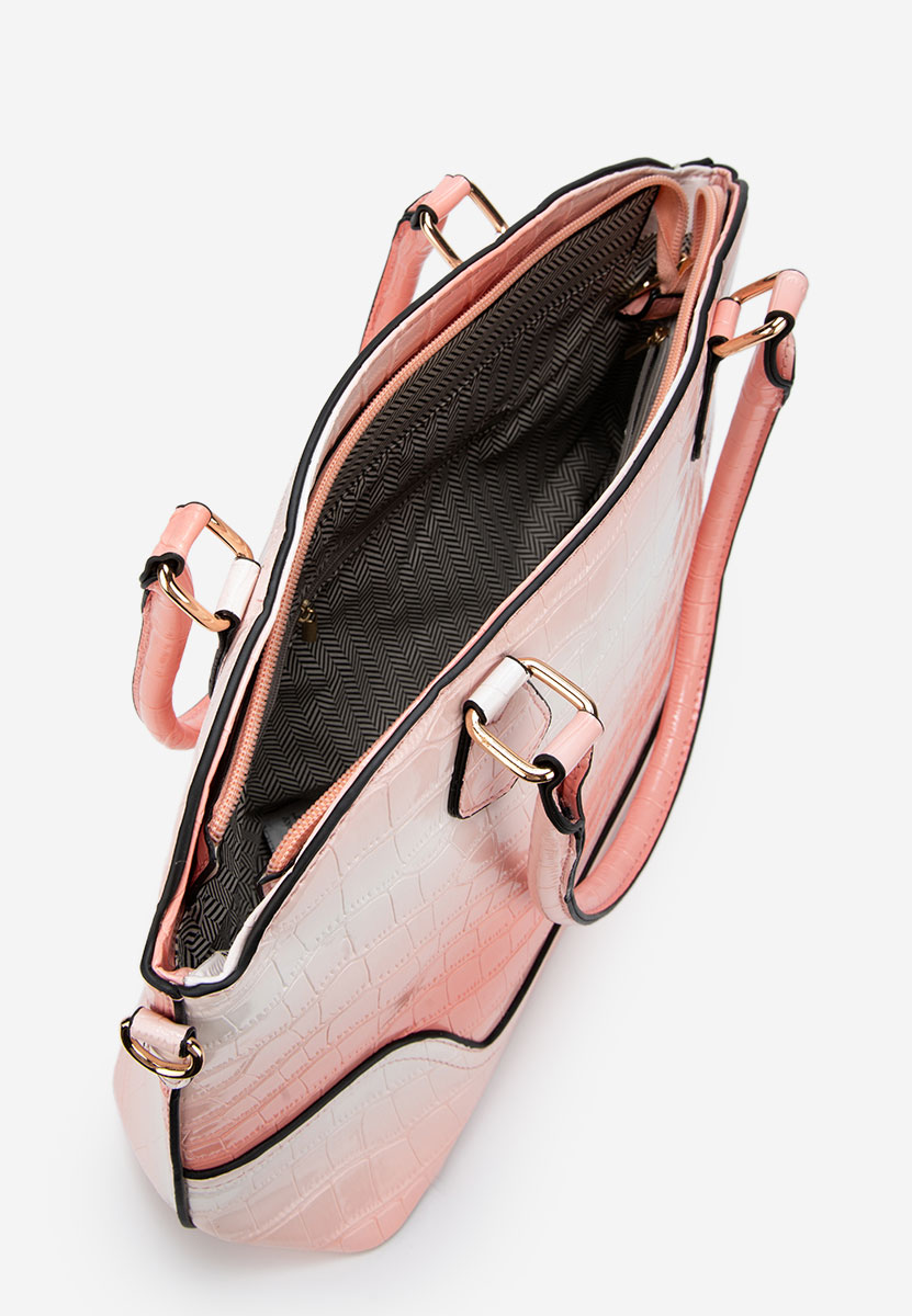 Ručna torba Jannia ružičasto