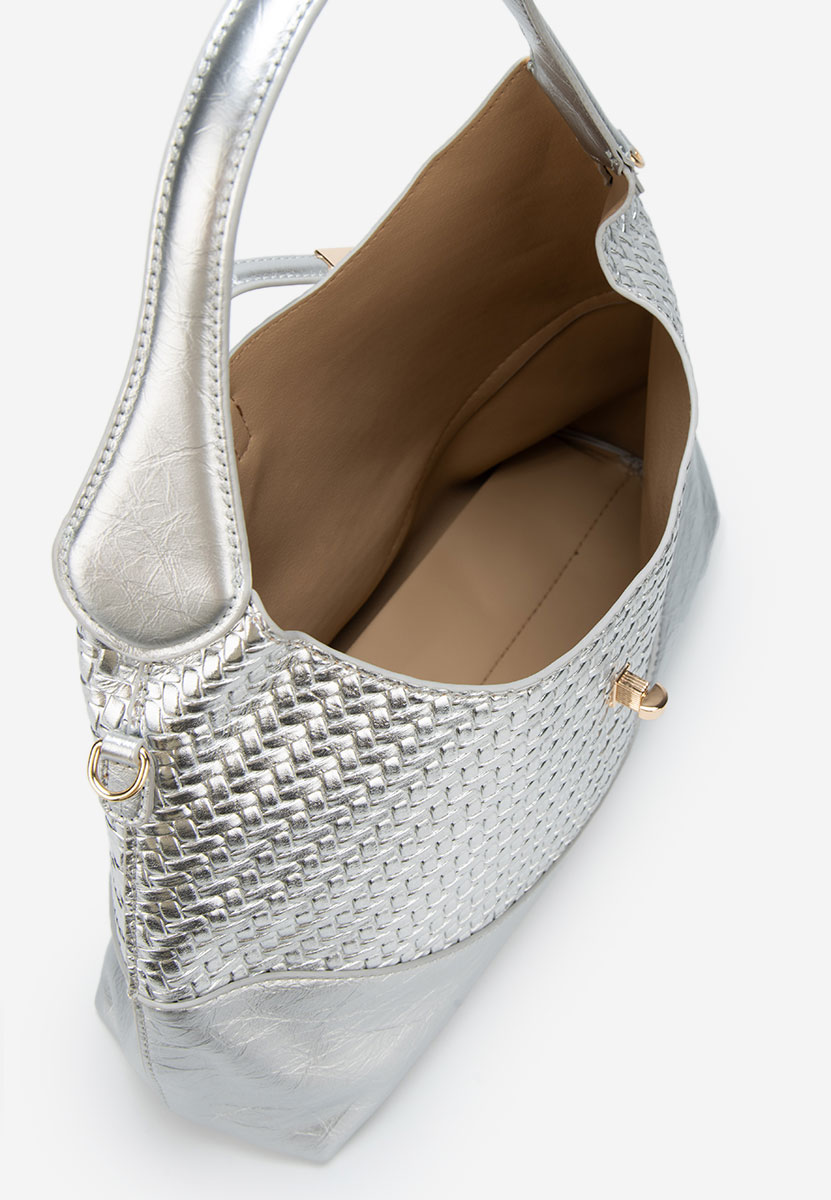 Ručna torba Wanda srebrno