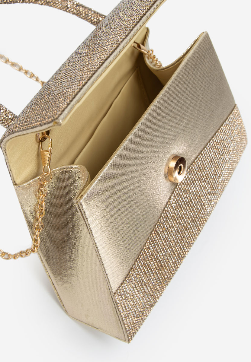 Ručna torba Lenisa zlatno