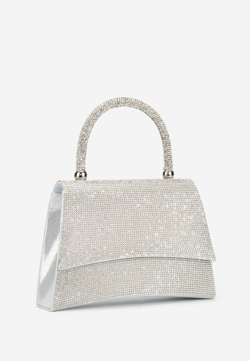 Ručna torba Lenisa srebrno