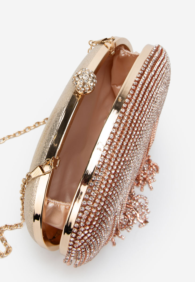 Ručna torba Avalina Šampanjac