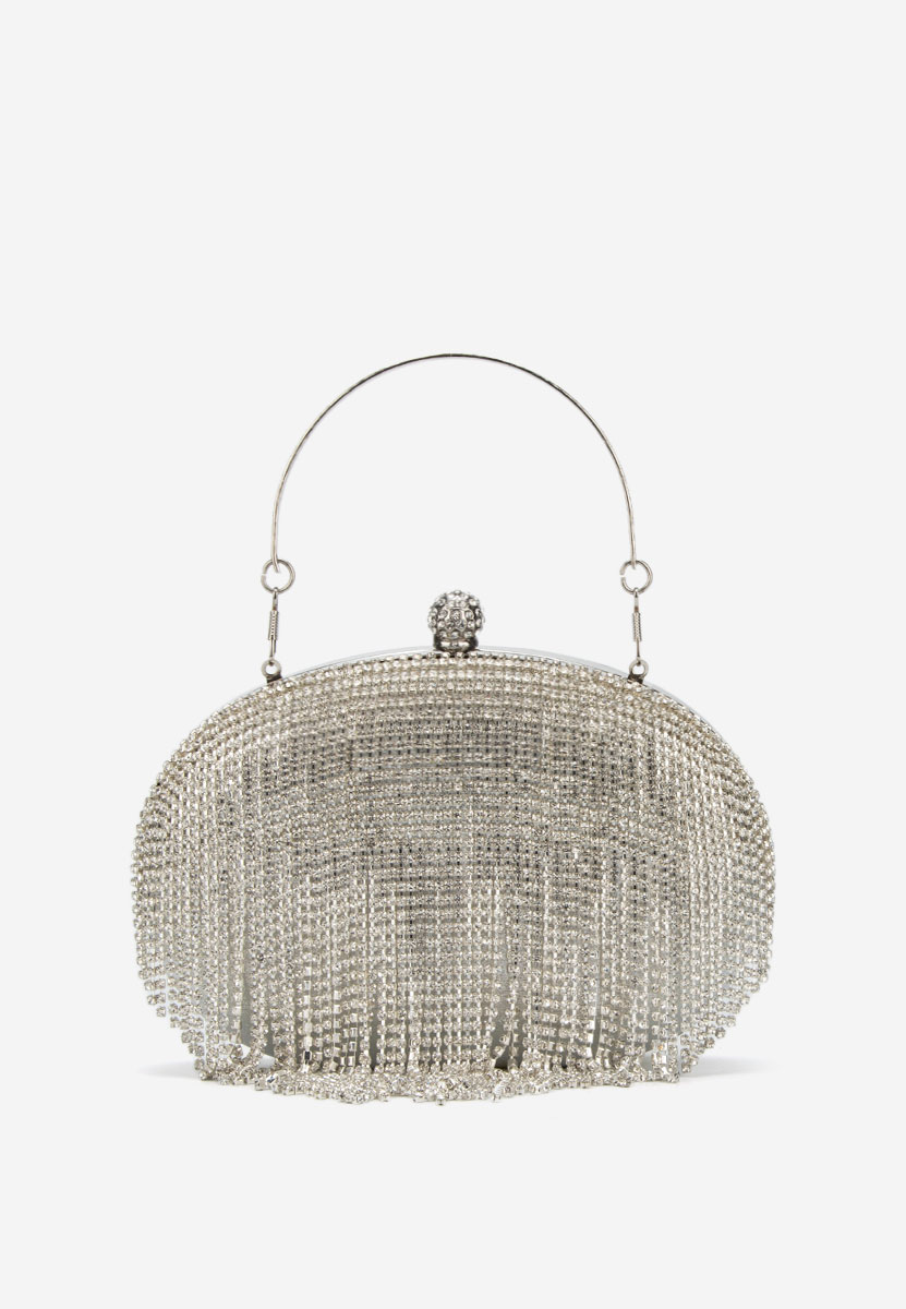 Ručna torba Avalina srebrno