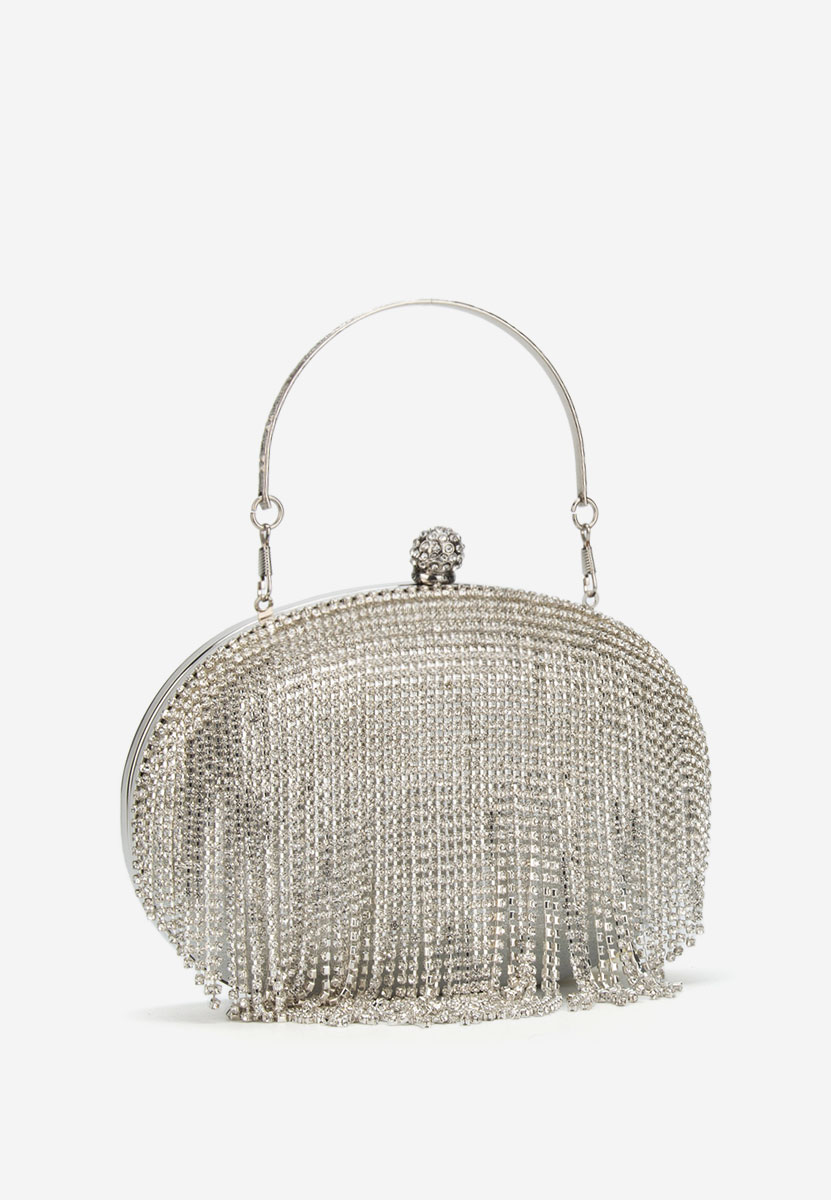 Ručna torba Avalina srebrno