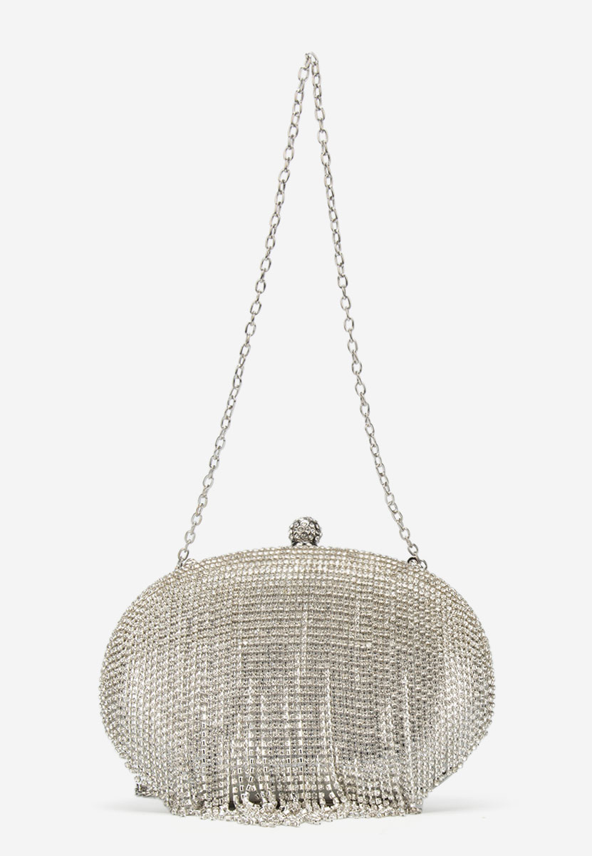 Ručna torba Avalina srebrno