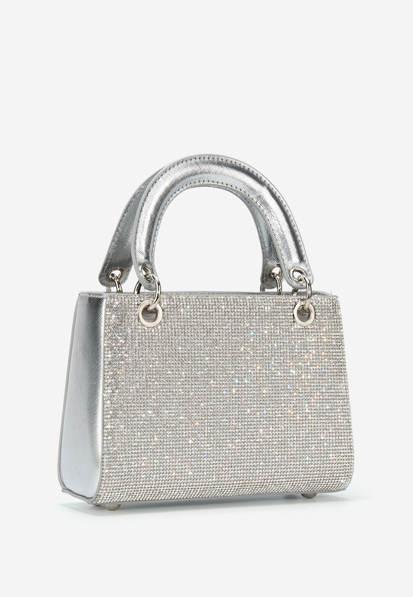 Ručna torba Cailie srebrno
