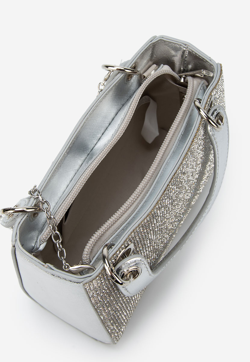 Ručna torba Cailie srebrno