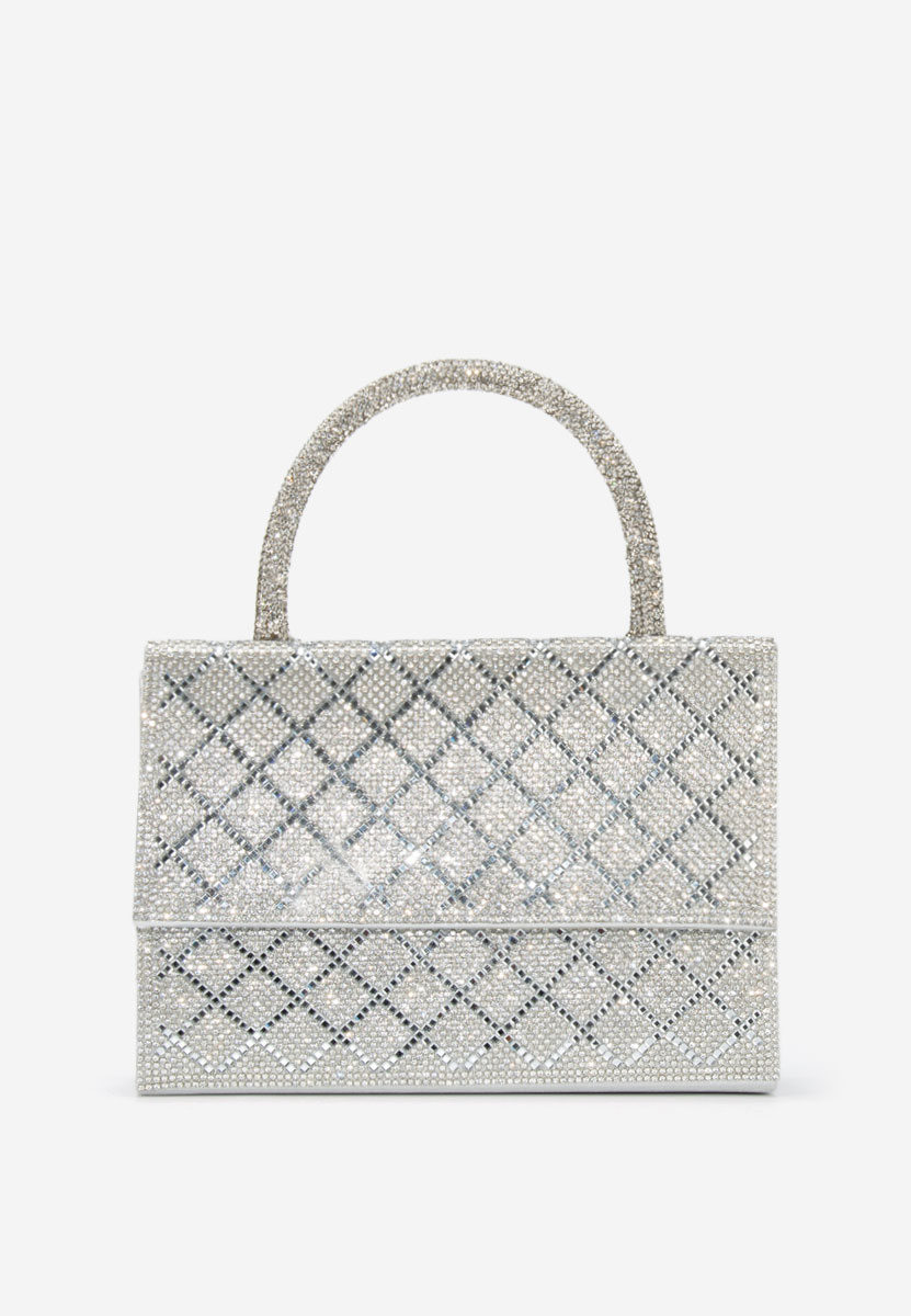 Ručna torba Karolima srebrno