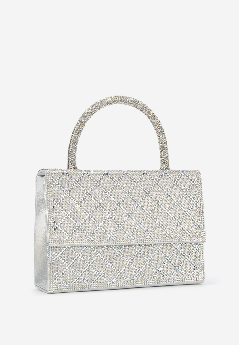 Ručna torba Karolima srebrno