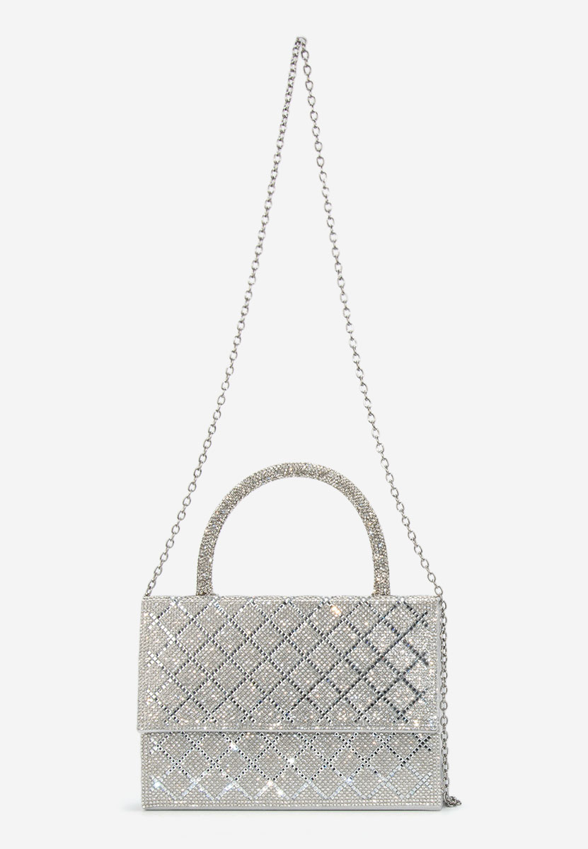 Ručna torba Karolima srebrno
