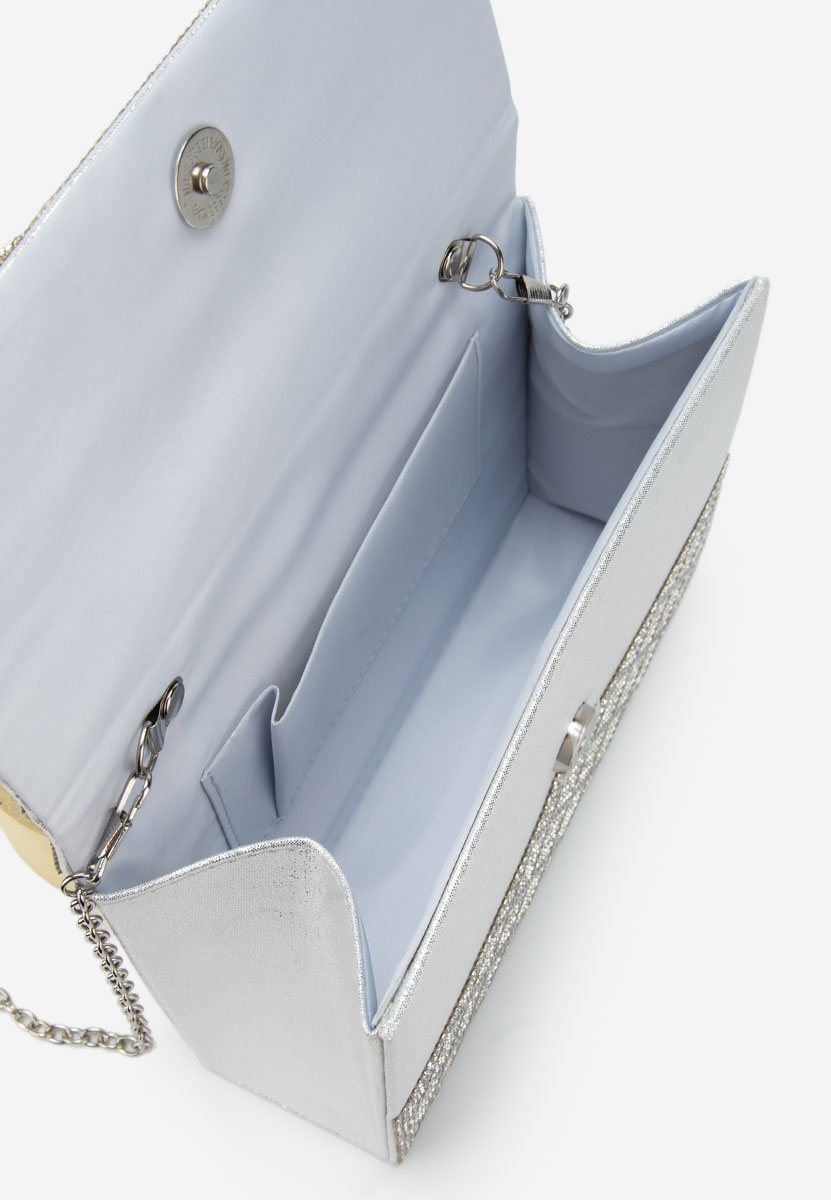 Ručna torba Karolima srebrno