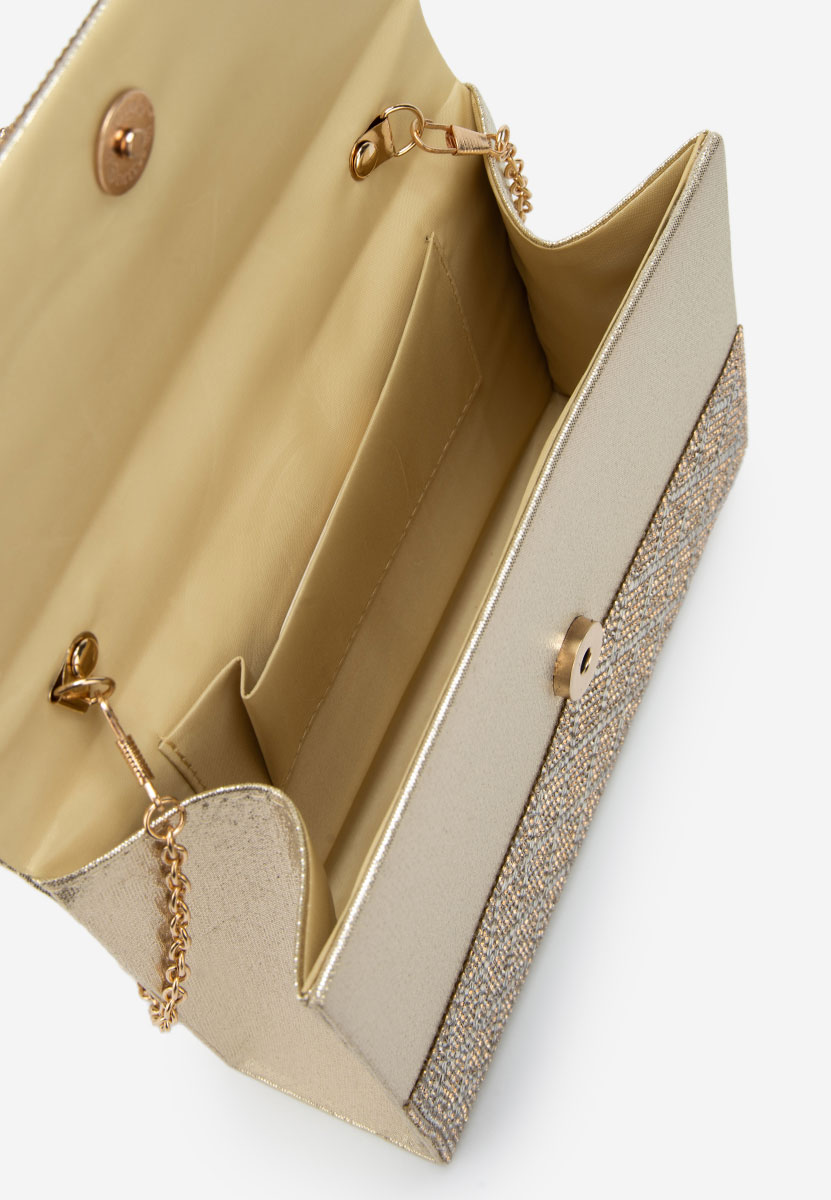 Ručna torba Karolima zlatno