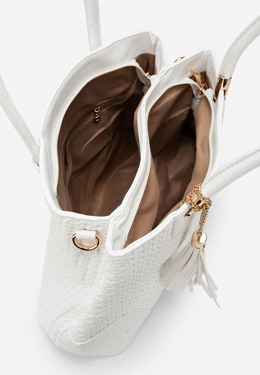 Ručna torba Nazmia bijele