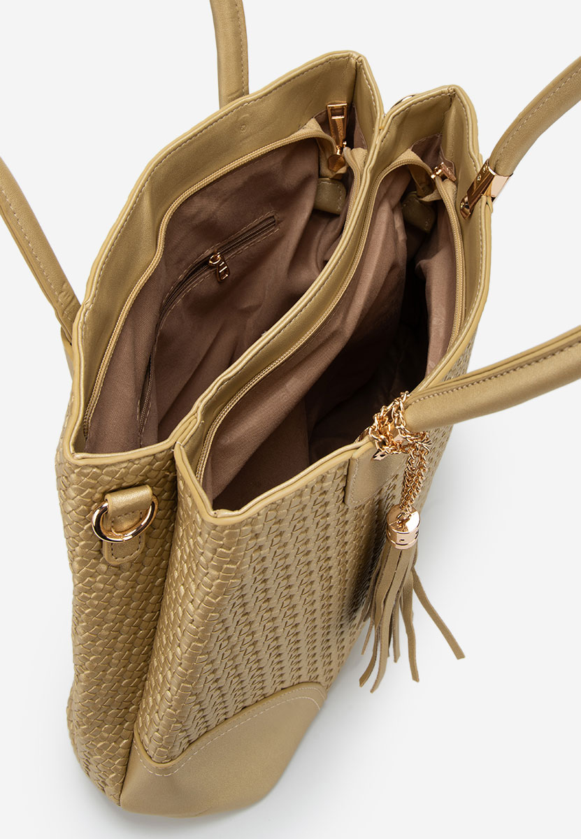 Ručna torba Nazmia zlatno