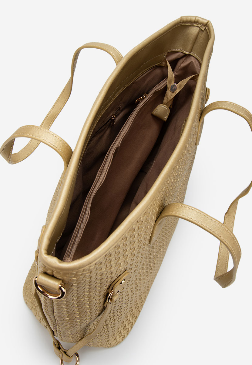 Ručna torba Mivya zlatno