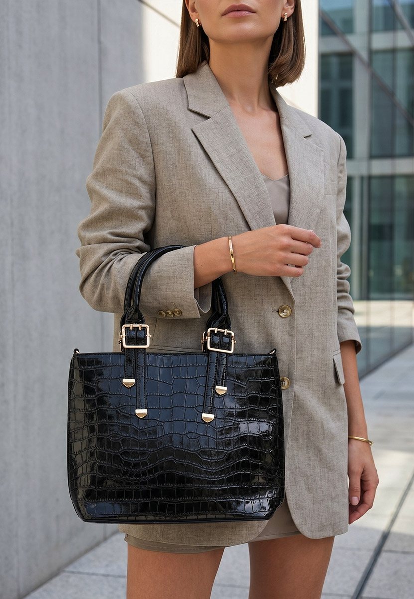 Ručna torba Fenda crno