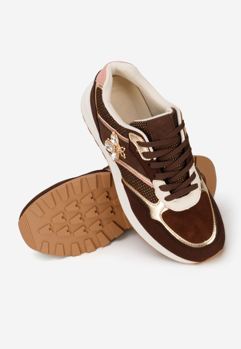 Ženske sneakers Clarria braon