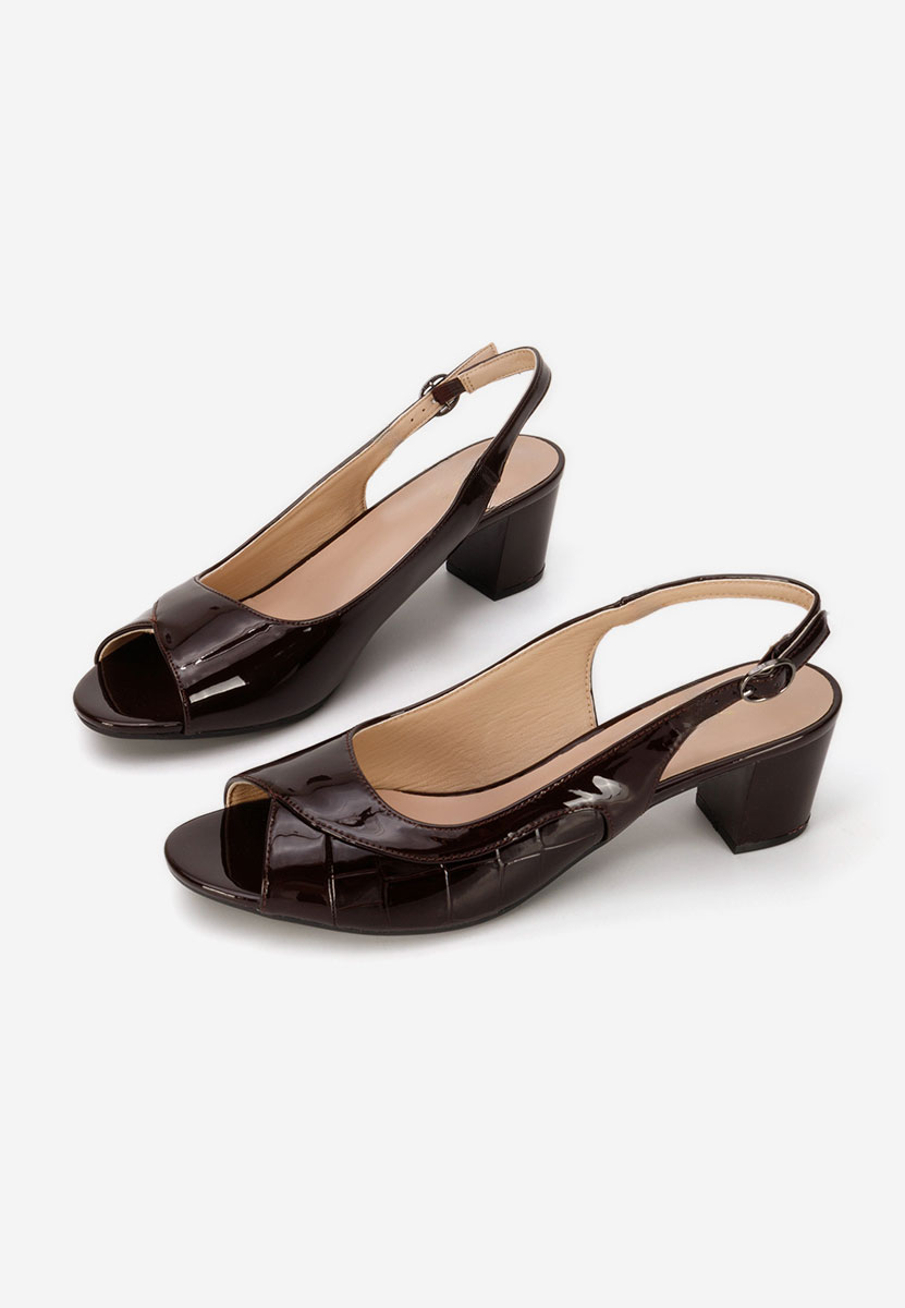 Sandale s petu Oliviana braon