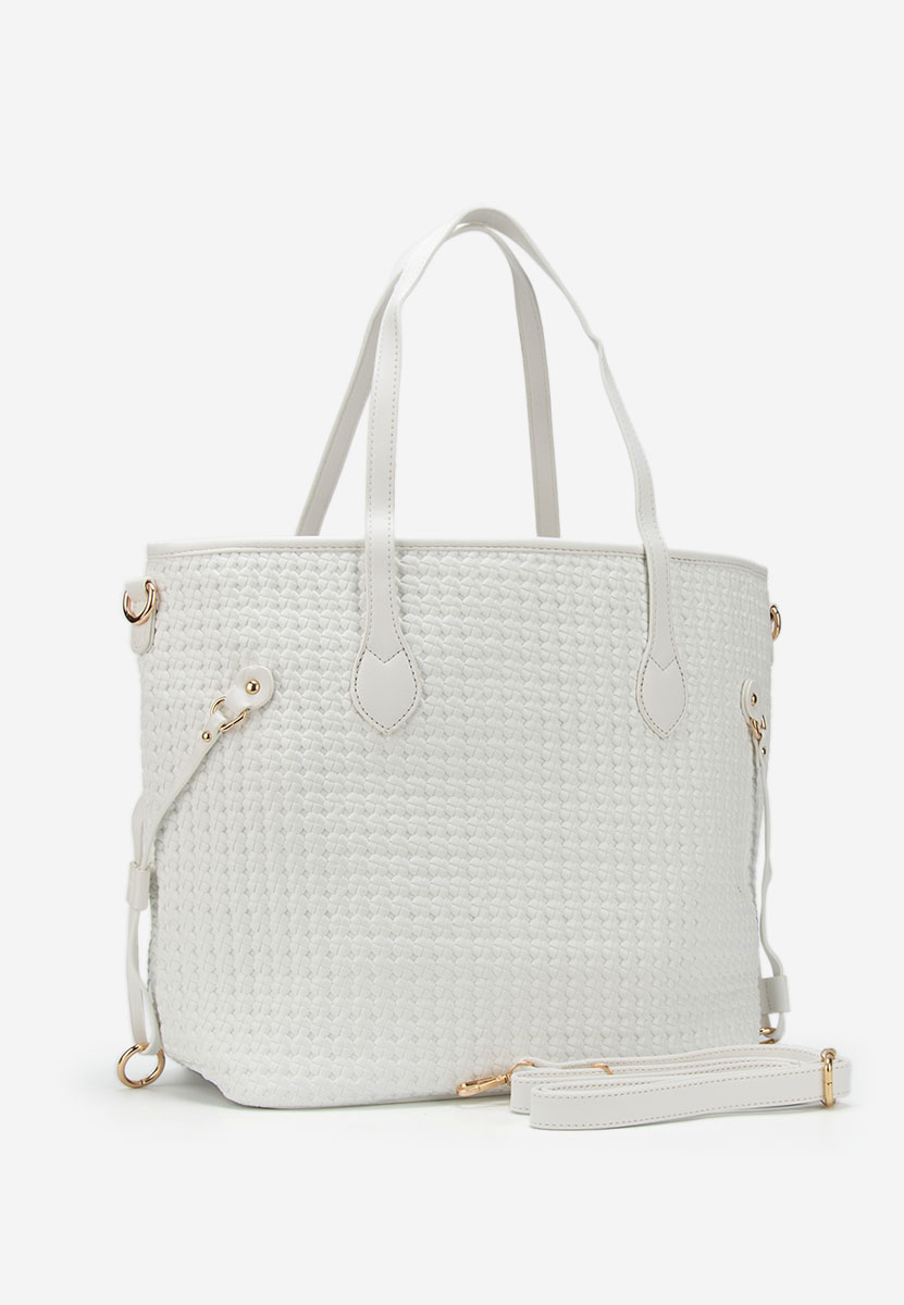 Ručna torba Mivya bijele