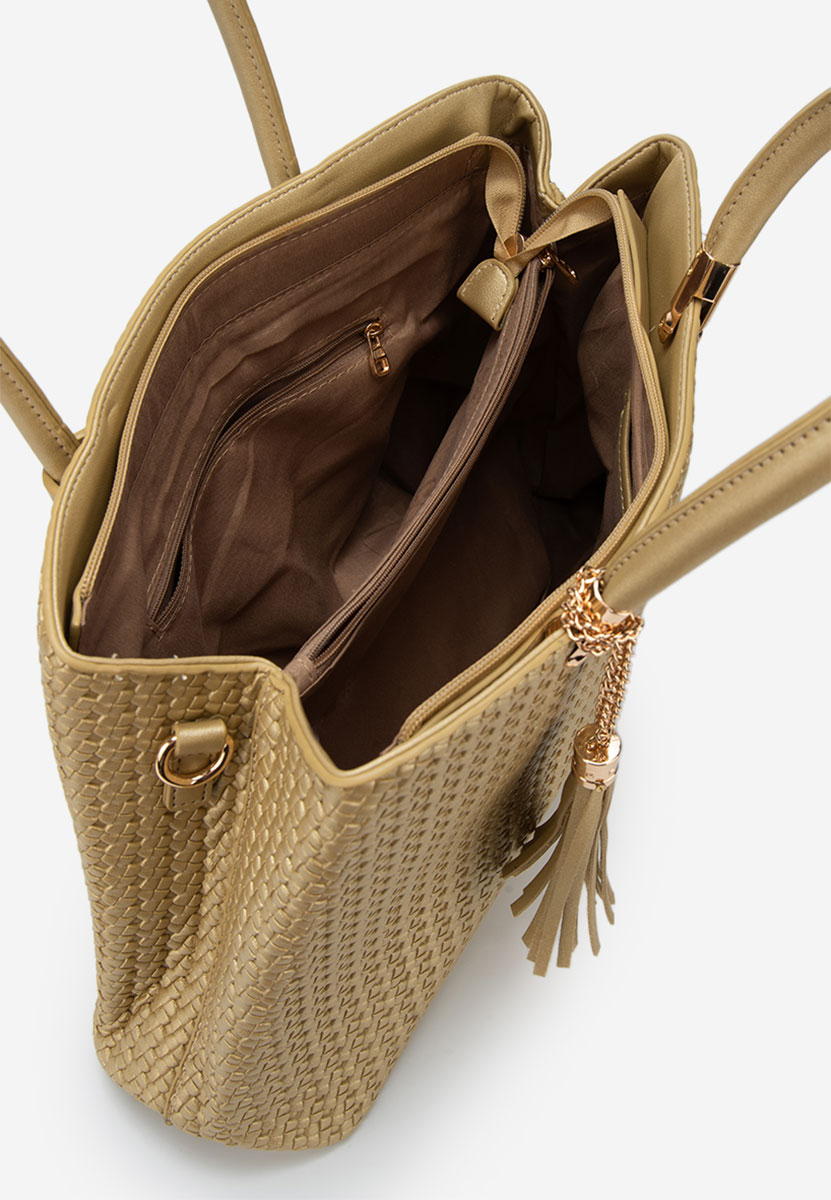 Ručna torba Trynia zlatno