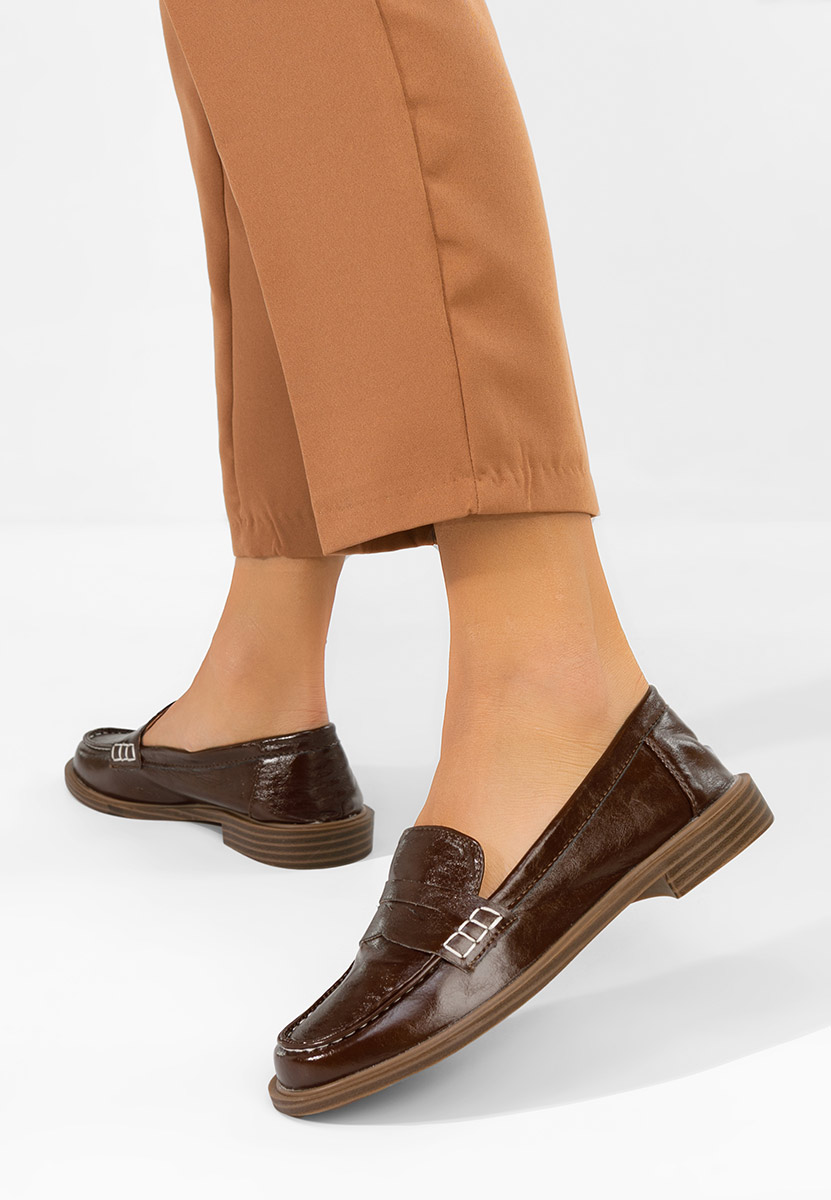 Ženske mokasinke Zayrie braon