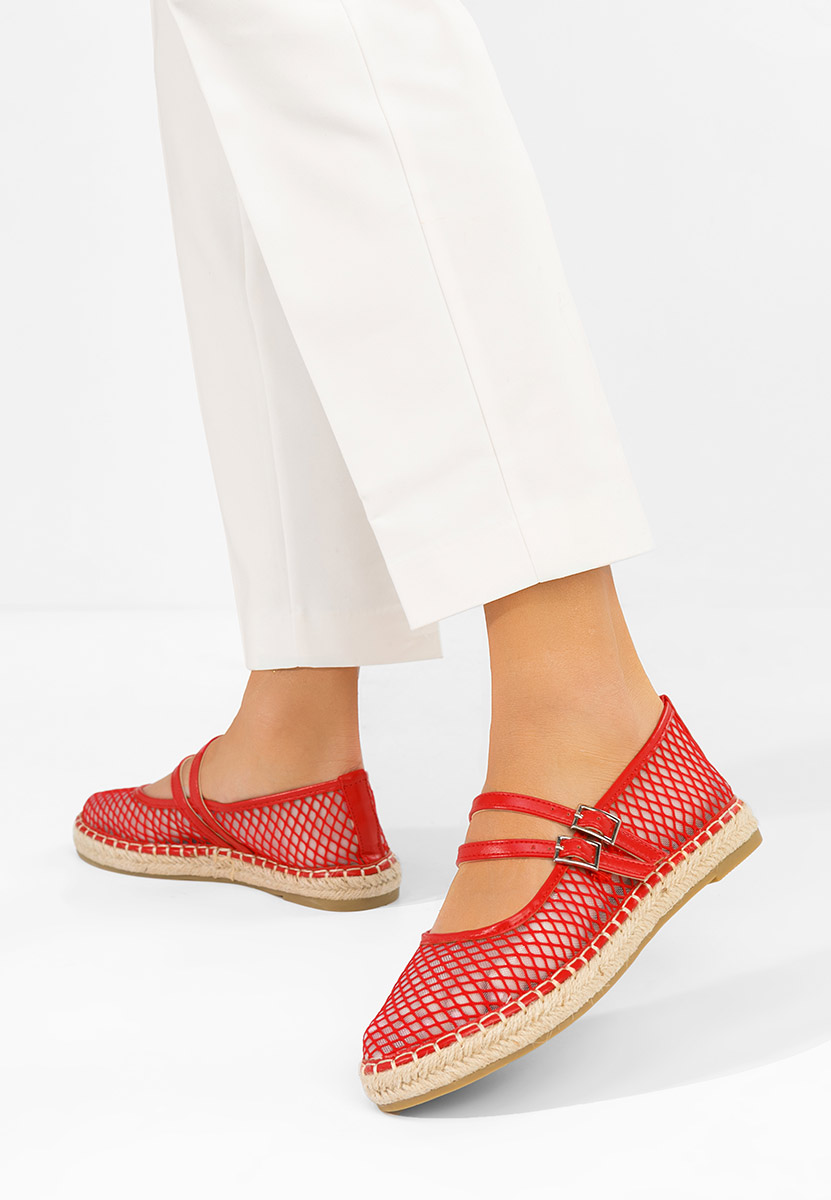Espadrilles za ženske Nikia crveno