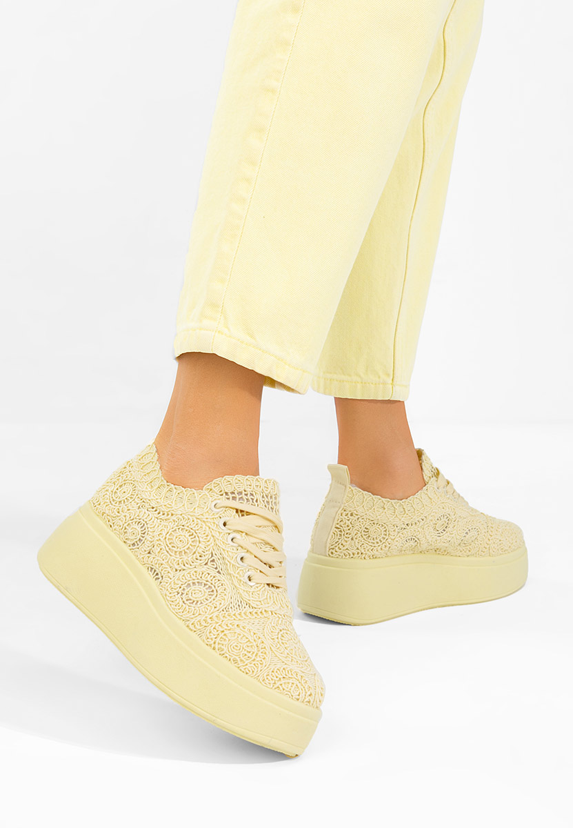 Tenisice sa platformom Anneira Žuto