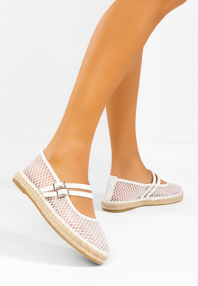 Espadrilles za ženske Nikia bijele