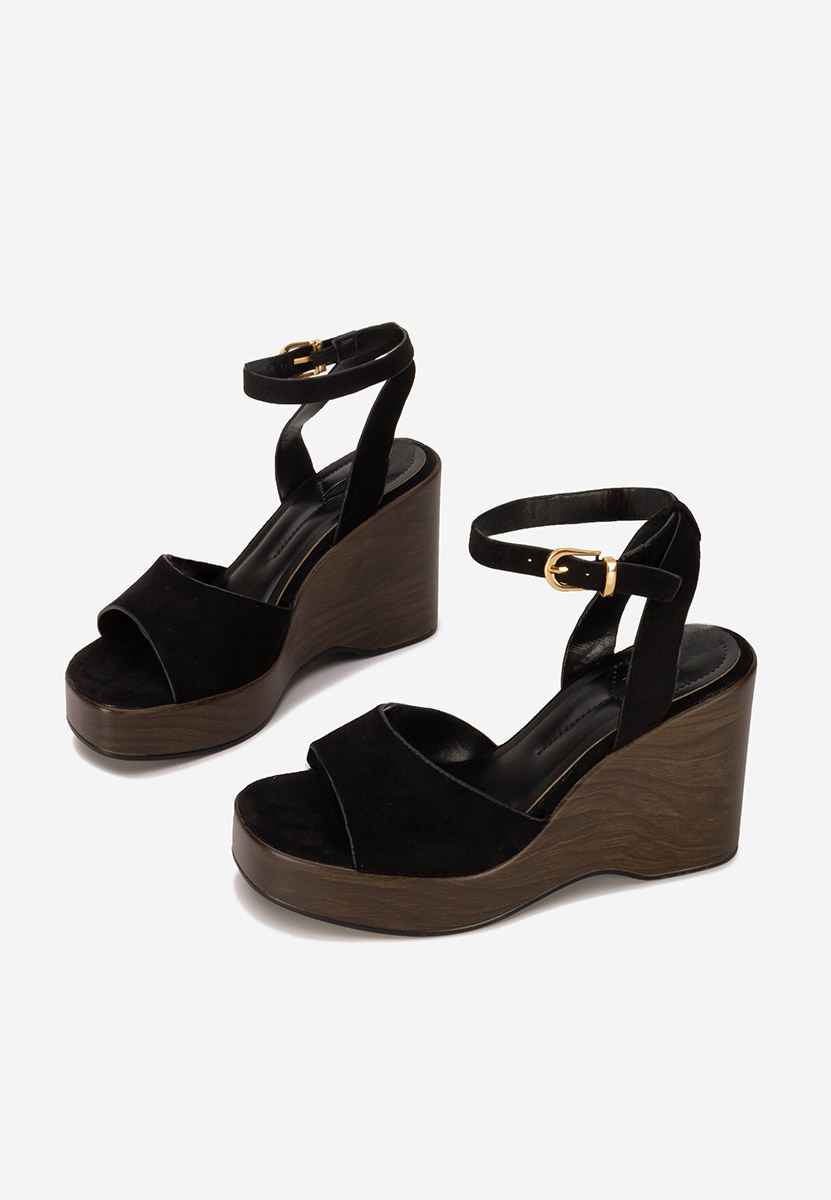 Sandale s platformom Febiana crno