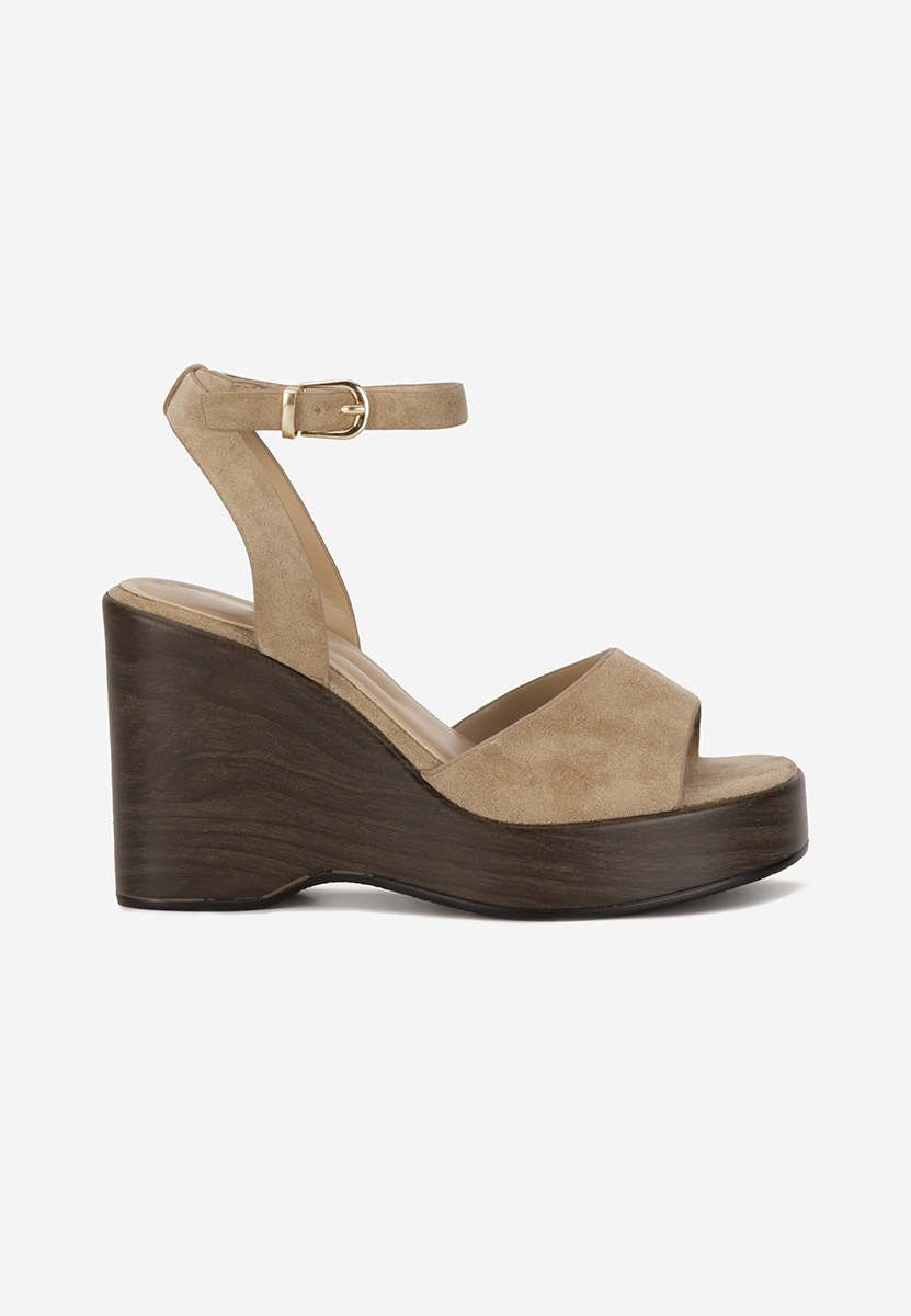 Sandale s platformom Febiana kaki