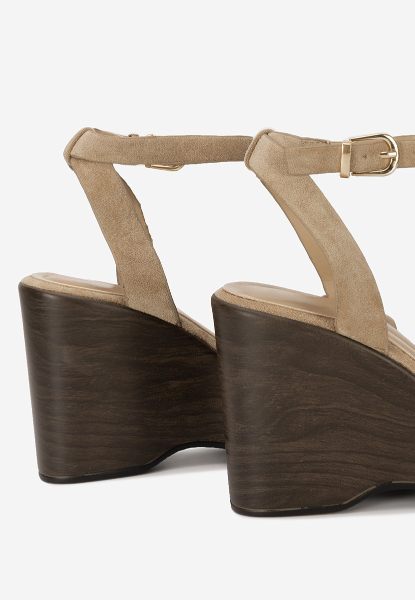 Sandale s platformom Febiana kaki