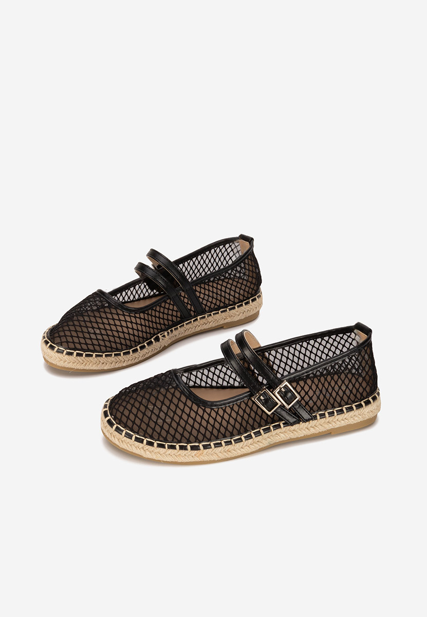 Espadrilles za ženske Nikia crno