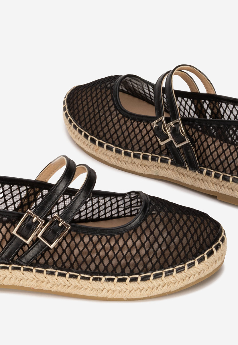 Espadrilles za ženske Nikia crno