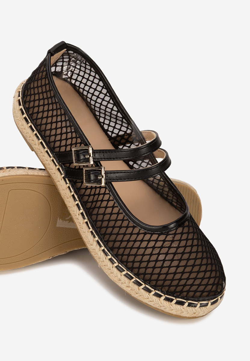 Espadrilles za ženske Nikia crno