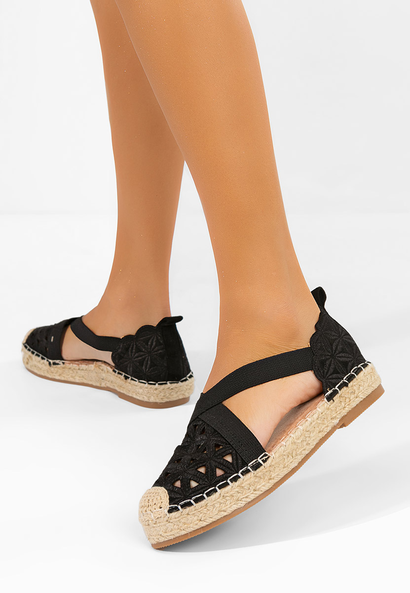 Espadrilles za ženske Feliania crno