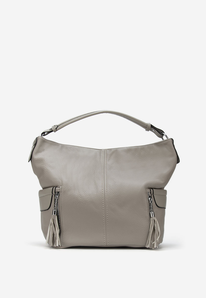 Hobo torba Ernesta sivo