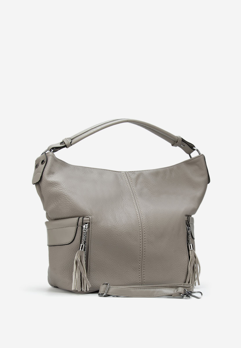 Hobo torba Ernesta sivo