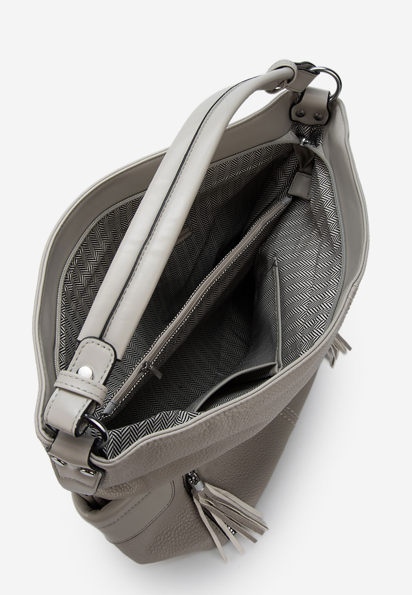 Hobo torba Ernesta sivo